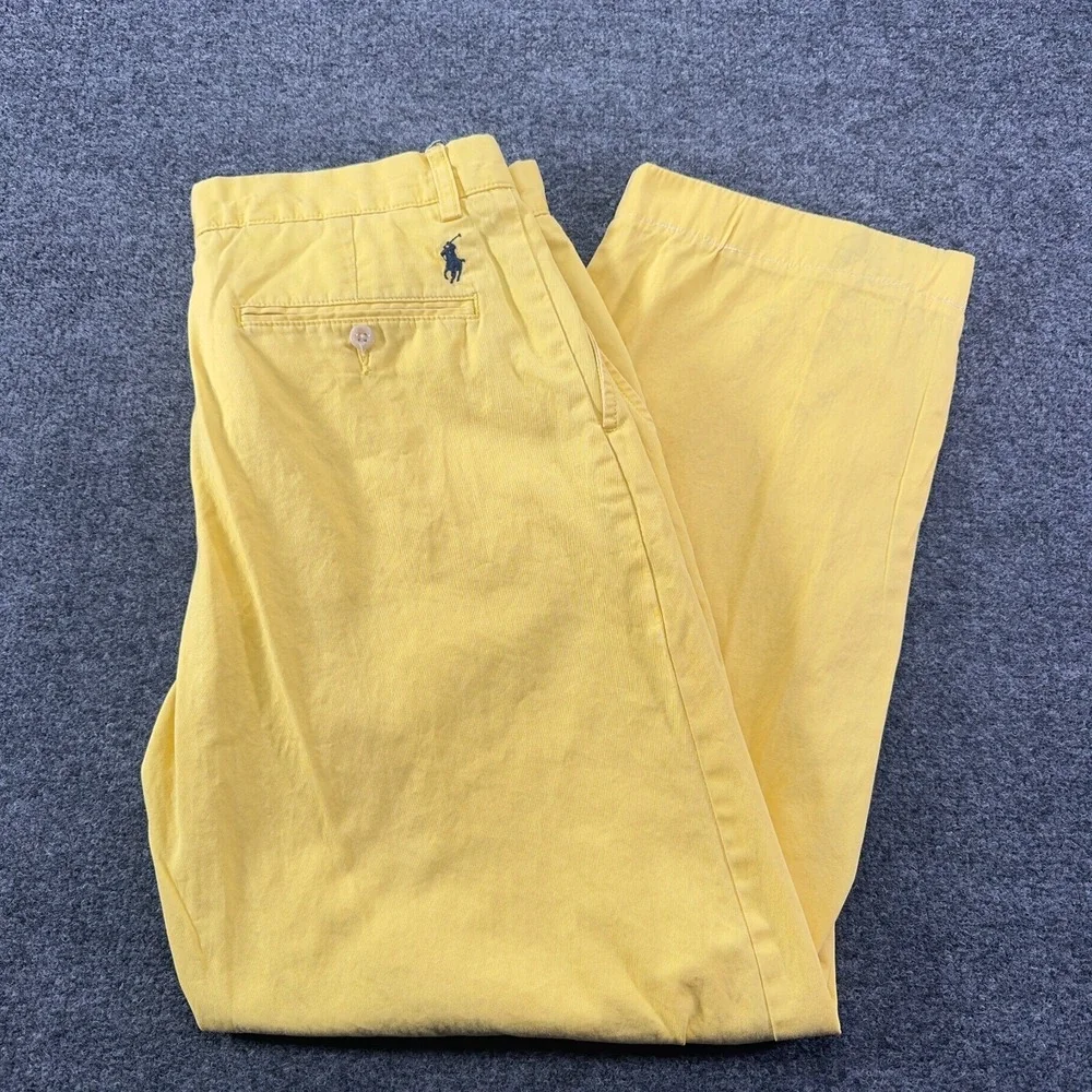 Polo by Ralph Lauren Yellow Men's Chinos